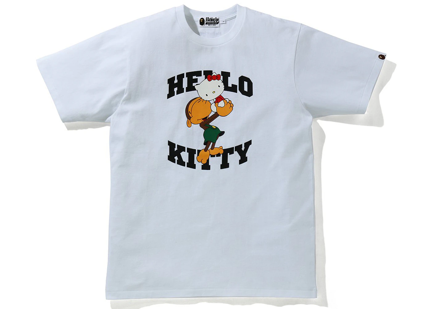 Bape X Hello Kitty Baby Milo 2 Tee White Ss21 Bape X Hello Kitty Baby Milo 2 Tee White Ss21