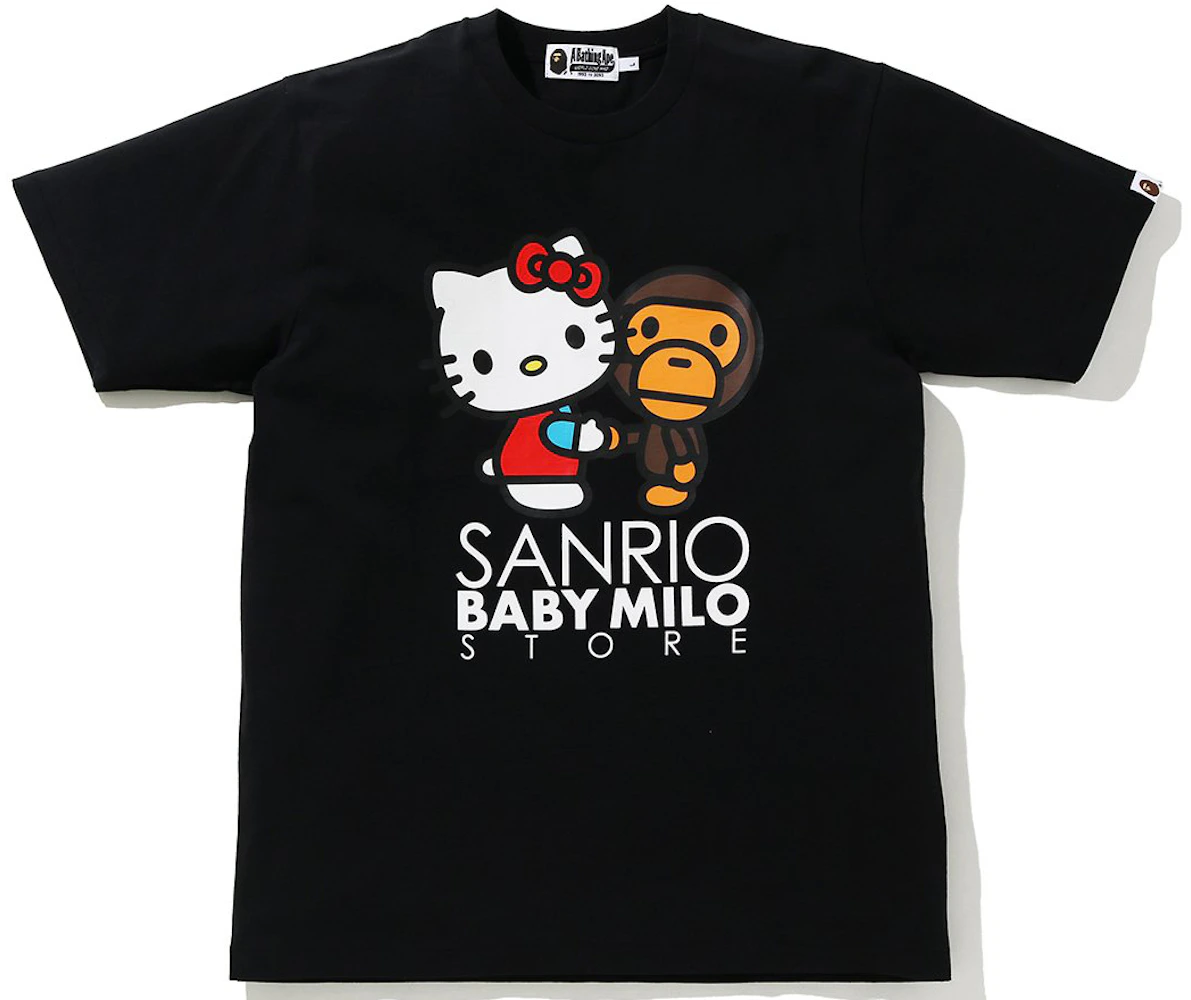 BAPE x Hello Kitty Baby Milo 3 Tee Black Men's - SS21 - US