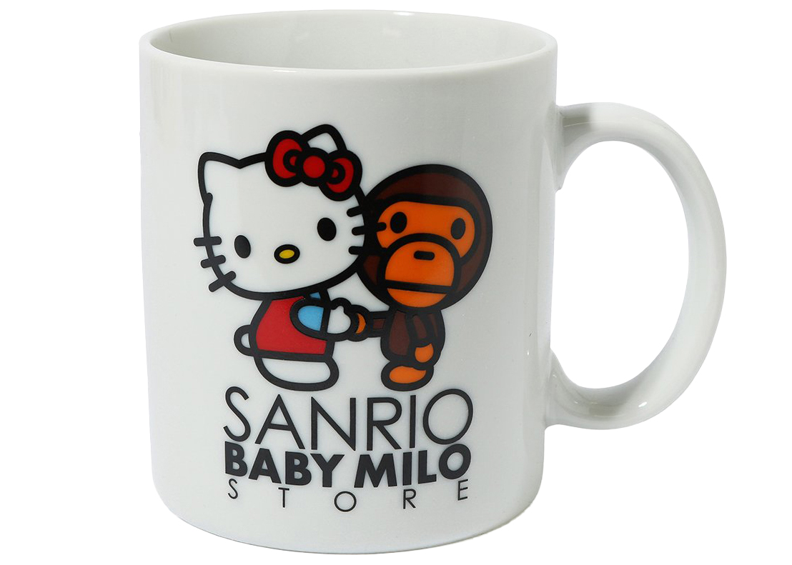 BAPE x Hello Kitty Baby Milo Mug Cup White - SS21 - US