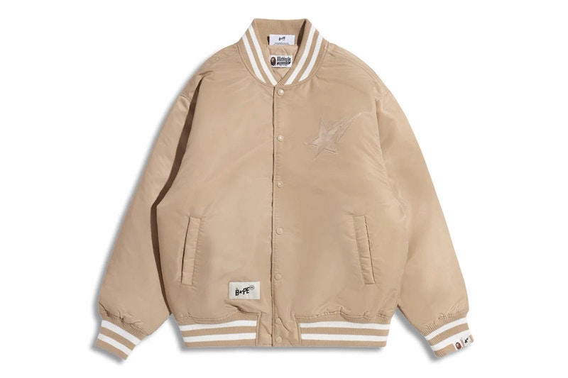 Nylon hot sale letterman jacket