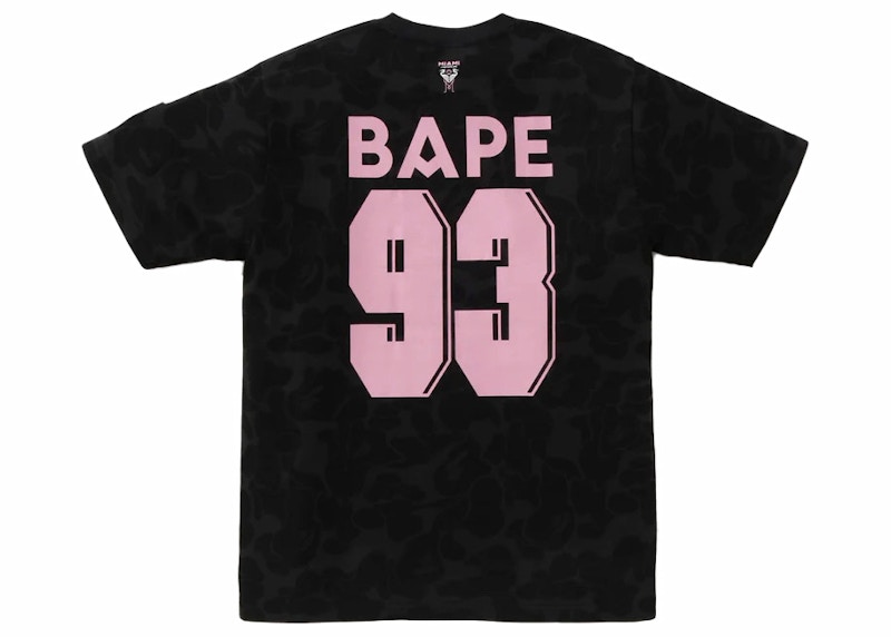 BAPE x Inter Miami CF Camo Tee Black