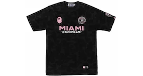 T-shirt BAPE x Inter Miami CF camouflage noir