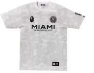 BAPE x Inter Miami CF Camo Tee White