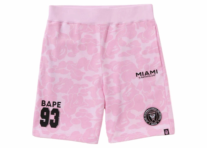 A BATHING APE x INTER MIAMI Shorts Pink-