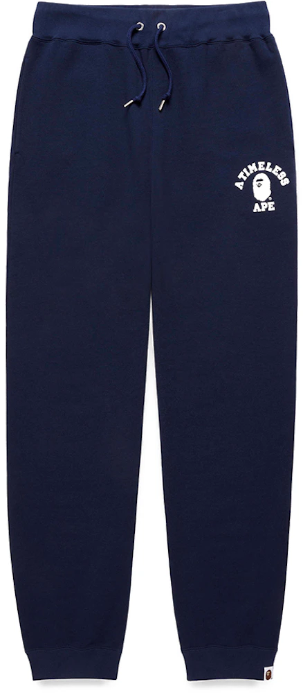 BAPE x JJJJound College Sweatpants Navy Men's - SS23 - US