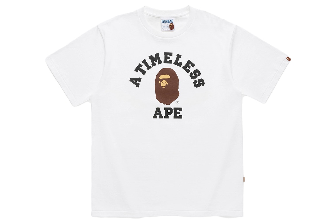 Click to view more detailed imagery on our partner's website Pre-owned Bape X Jjjjound College Timeless Tee White