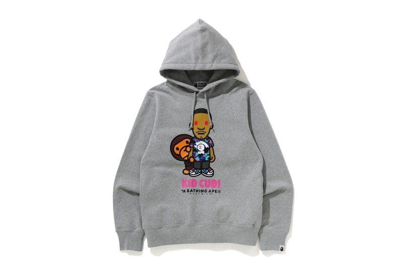 国産品 APE BATHING A × スウェット MILO BABY CUDI KID トップス 