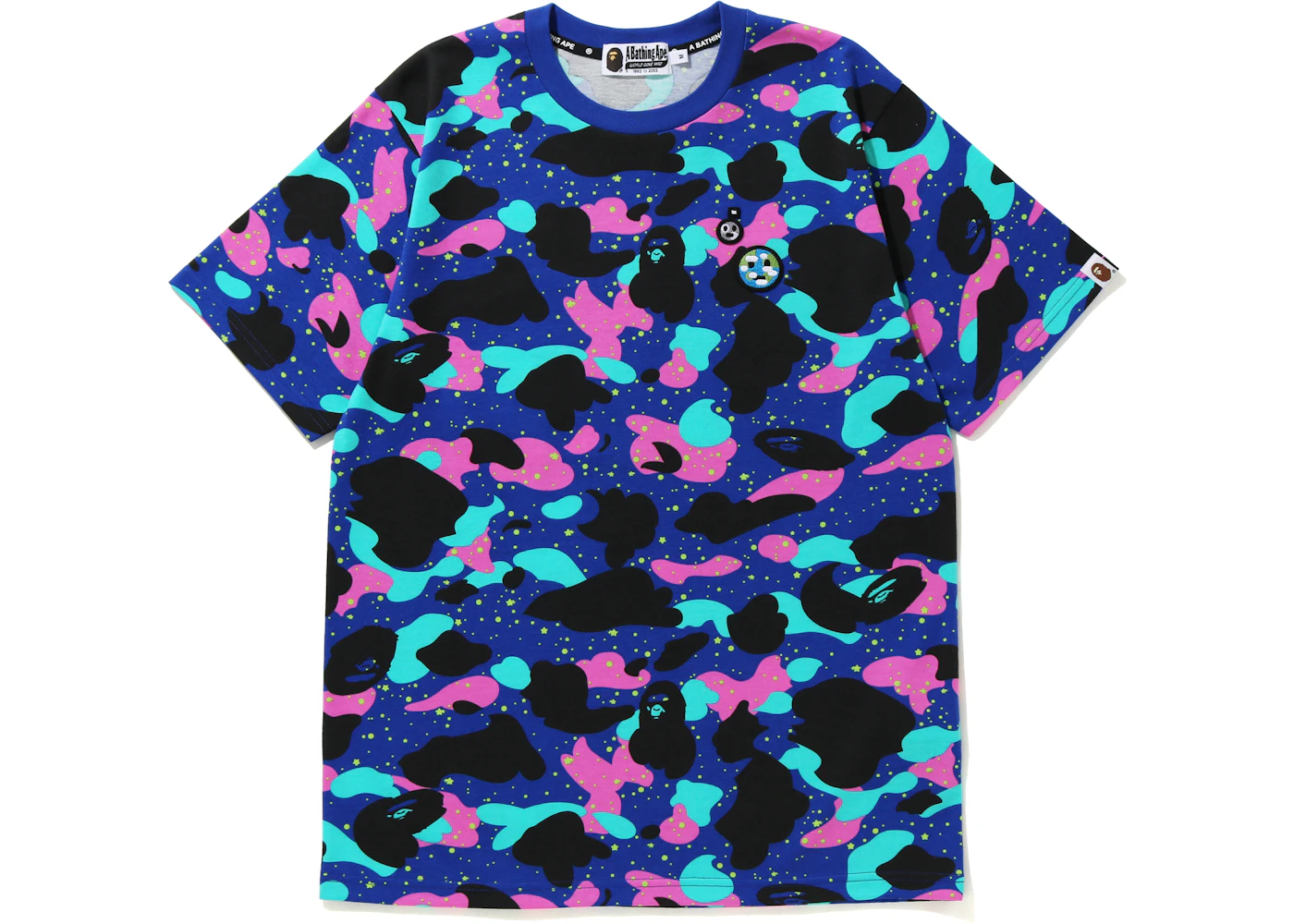 Bape X Kid Cudi Camo Tee Multi - Ss21 - Us