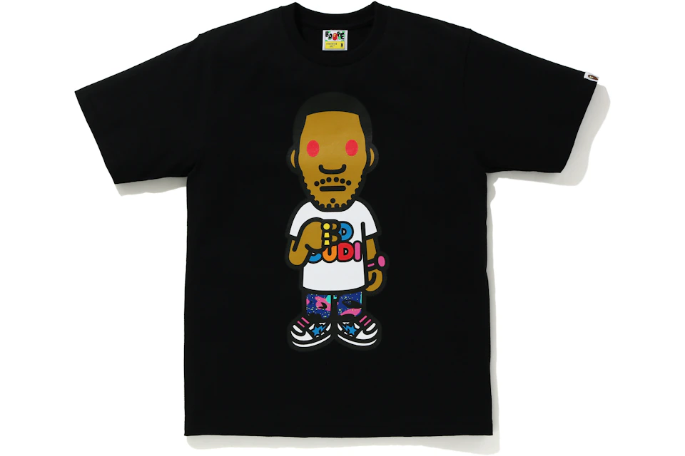 Bape X Kid Cudi Tee Black Ss21 Bape X Kid Cudi Tee Black Ss21