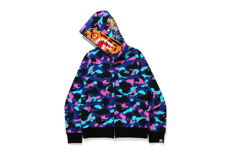 BAPE x Kid Cudi Tiger Full Zip Hoodie Multi Men's - SS21 - US