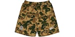 BAPE x KidSuper Camo Sweat Shorts Green