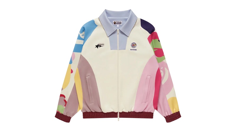BAPE x KidSuper Patchwork Track Jacket Multicolor メンズ