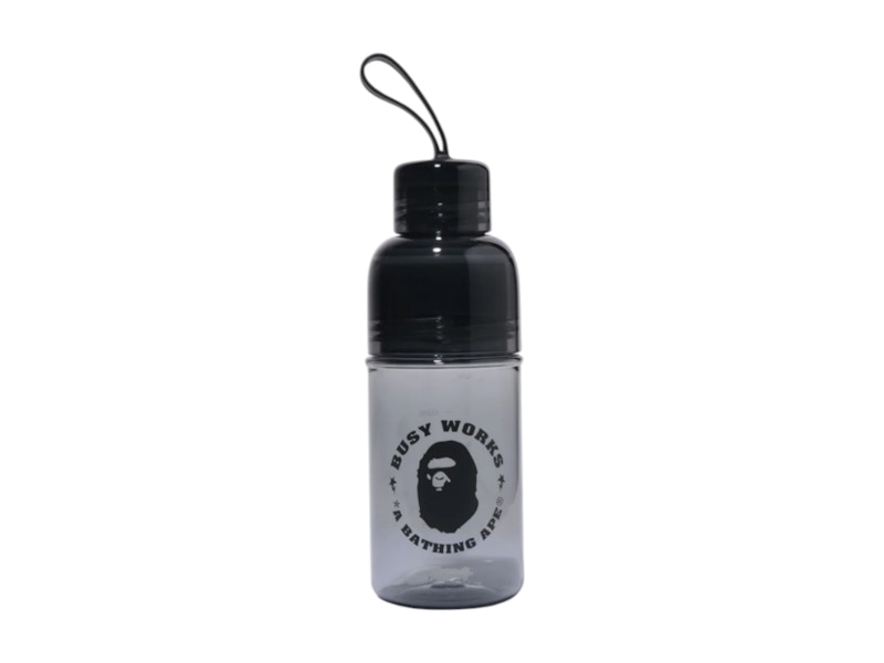 Pre-owned Bape X Kinto Busy Works Water Bottle In Black