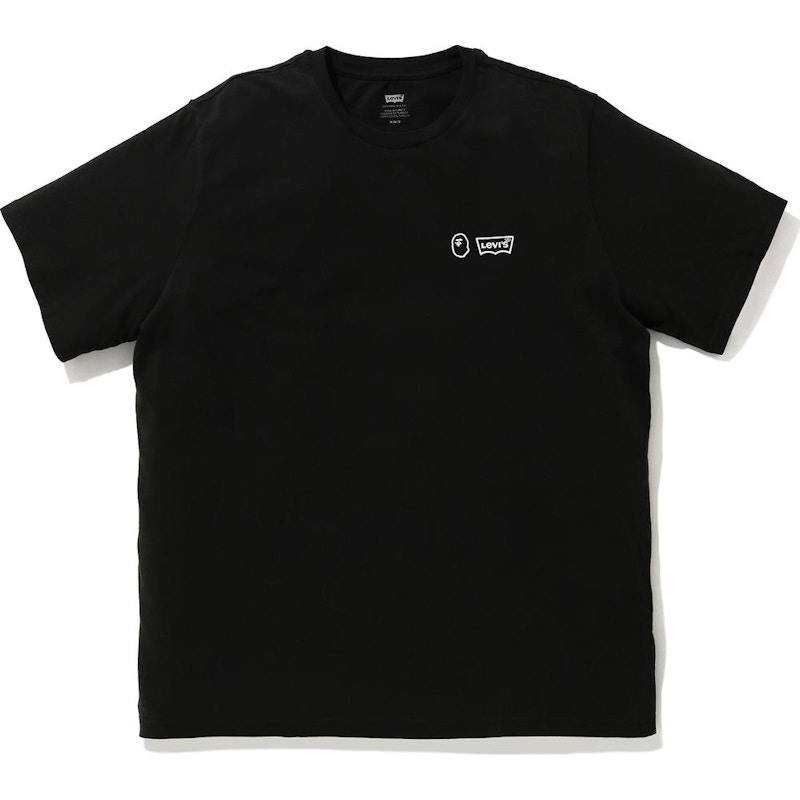 bape levis t shirt