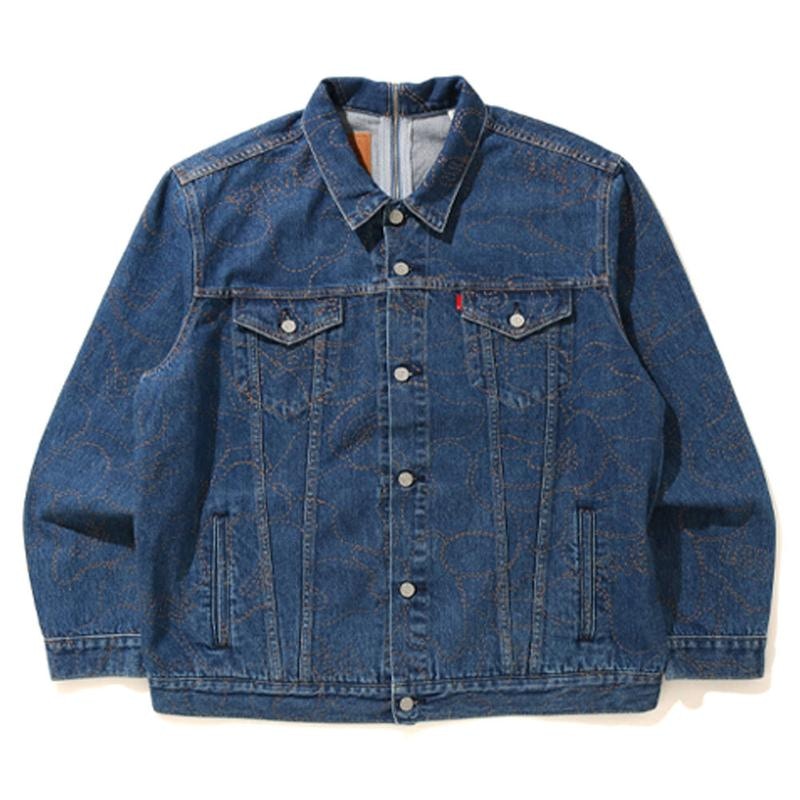 Human Made x Levi's 506 Japanese Trucker Jacket Indigo Men's 