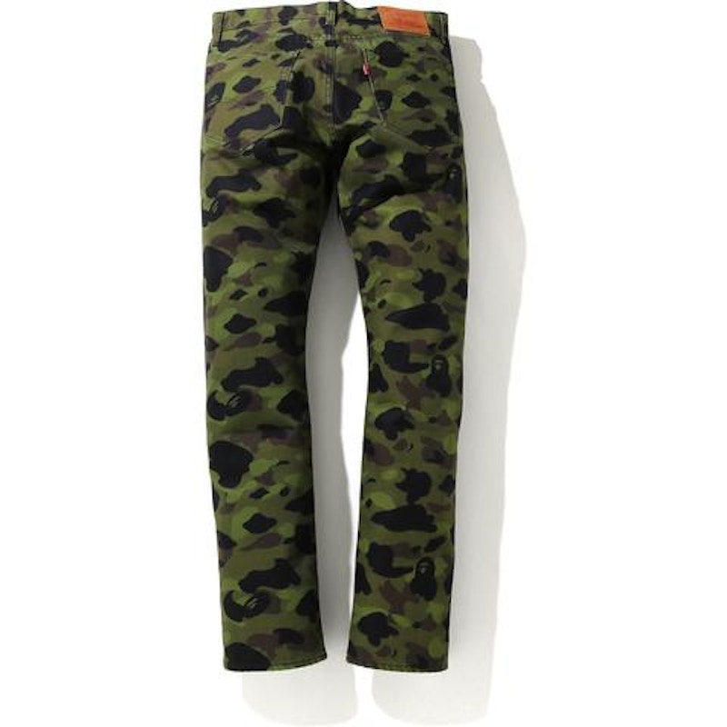 BAPE x Levi's Color Camo 501 93 Model (America Exclusive) Green