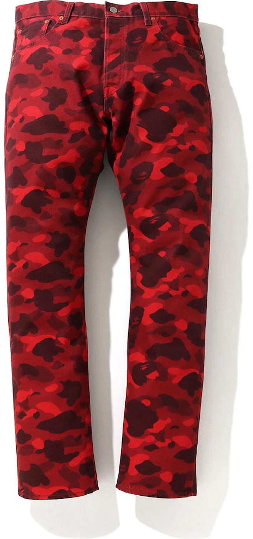 BAPE x Levi's Color Camo 501 93 Model (Europe Exclusive) Red - SS21 - US