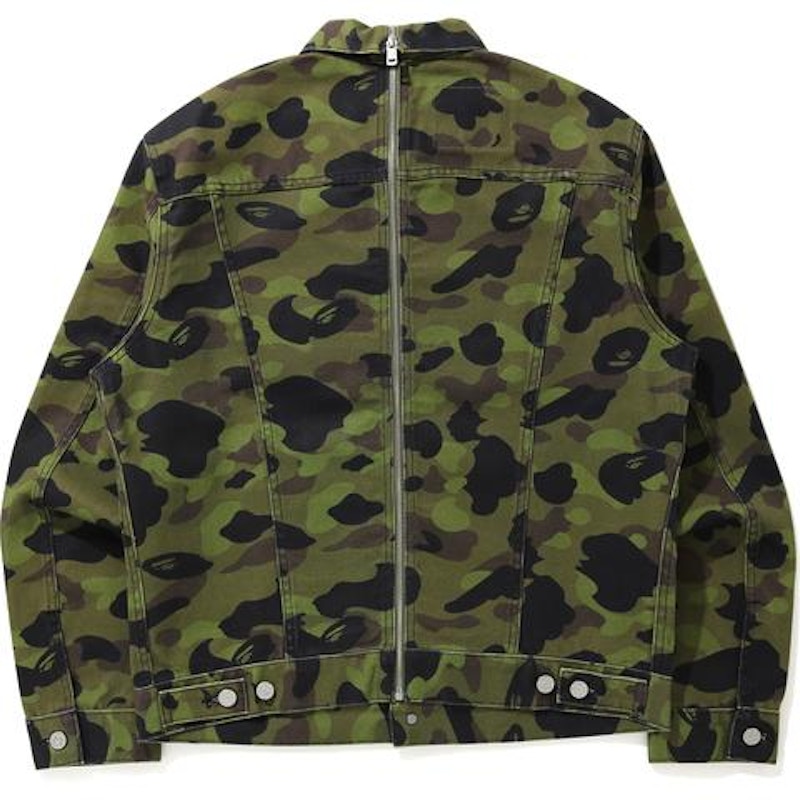 BAPE x Levi's Color Camo Trucker Jacket (America Exclusive) Green