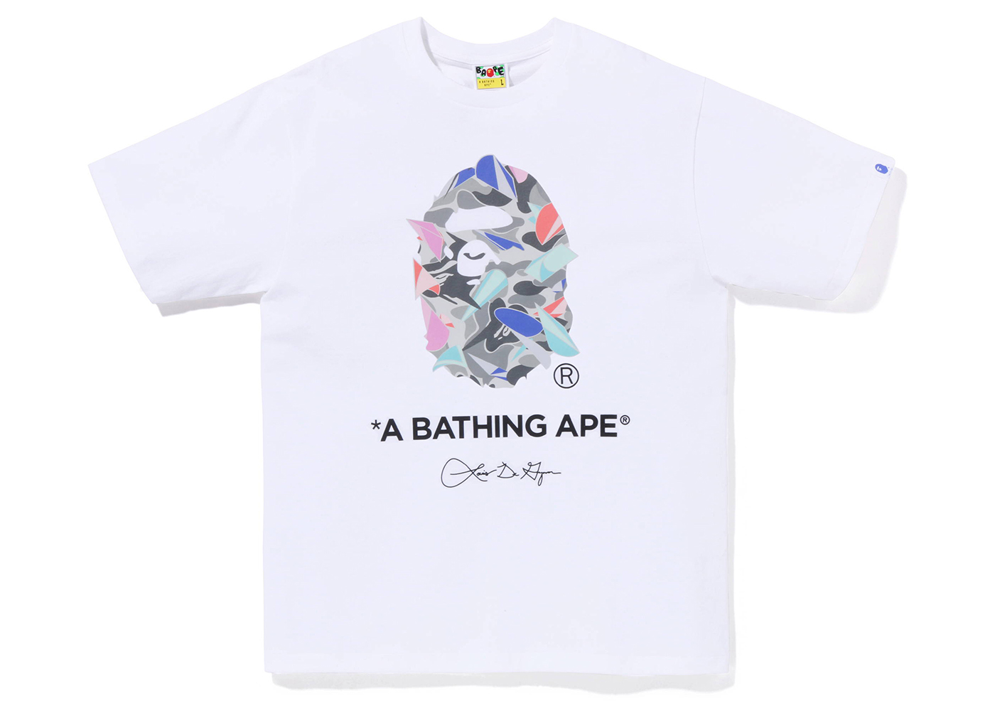 A BATHING APE xLOUIS DE GUZMAN Tee White - csihealth.net