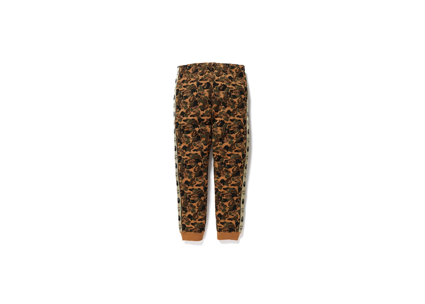 BAPE x MCM Camo Slim Sweatpants Brown Men's - FW19 - US