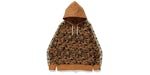 BAPE x MCM Camo Zip Hoodie Brown
