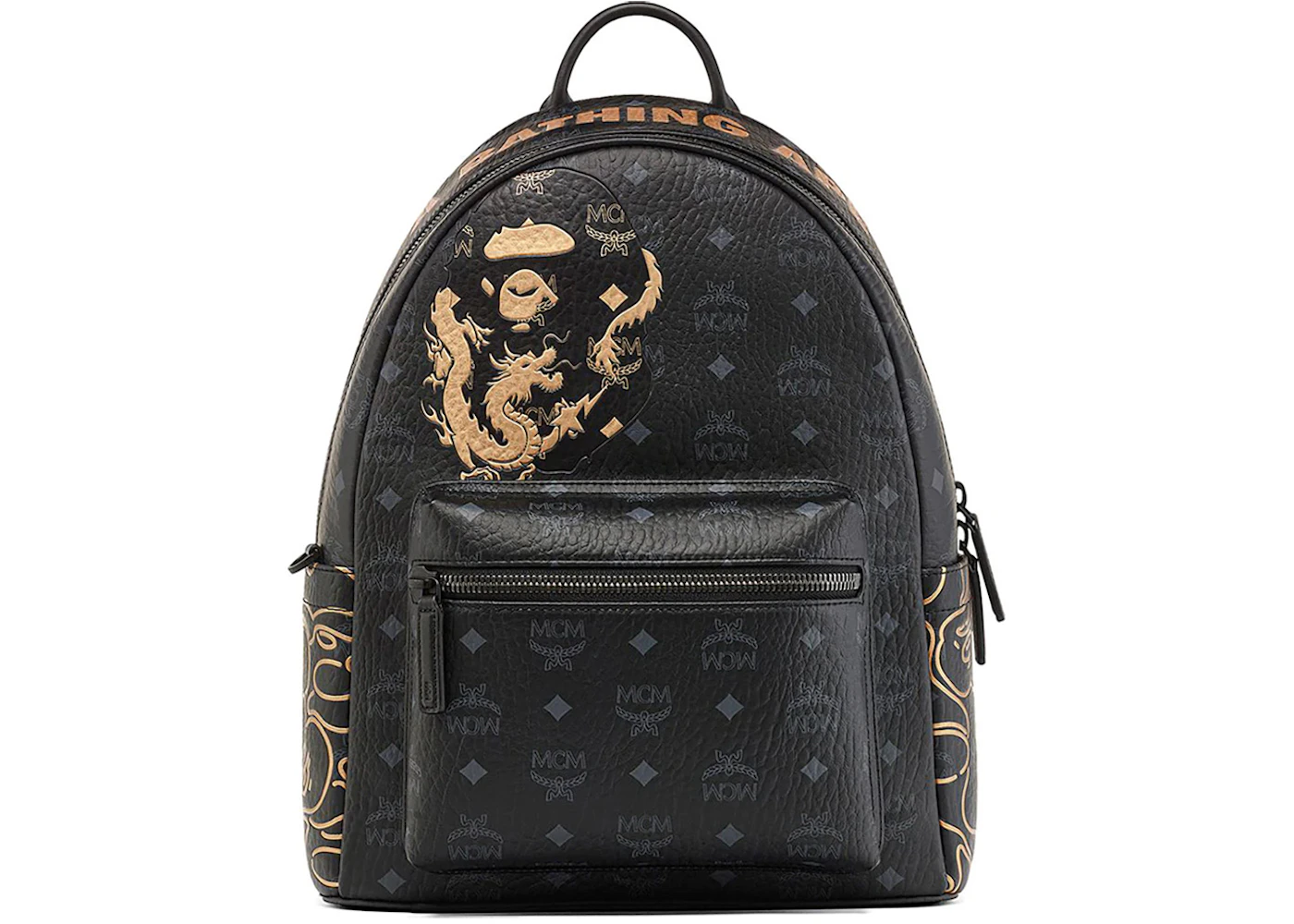 BAPE x MCM Stark Lunar New Year Visetos Daypack Black SS24 US