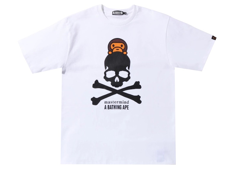 BAPE x MMJ Baby Milo Tee White Men's - SS22 - US