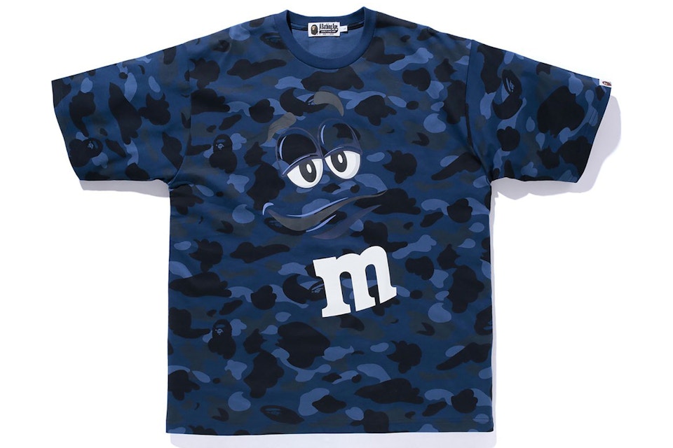 Bape X M M S Color Camo Relaxed Tee Blue Ss21 Bape X M M S Color Camo Relaxed Tee Blue Ss21