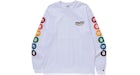 Camiseta de manga larga para hombre BAPE x M&M's Blanco