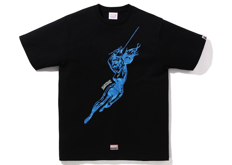 BAPE x Marvel Comics Black Widow T-Shirt Black Men's - FW22 - US