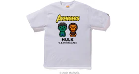 BAPE x Marvel Comics Milo The Hulk Tee White