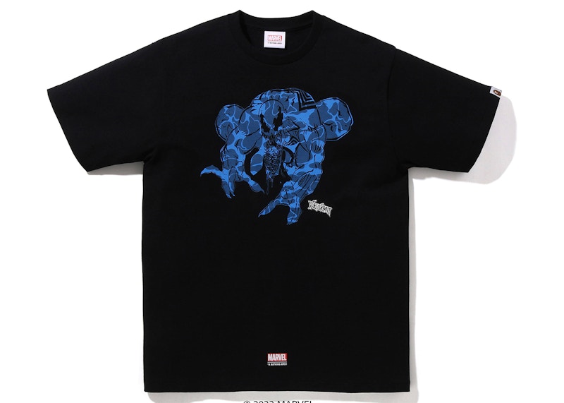 BAPE x Marvel Comics Spider-Man Tee Black Men's - FW22 - US