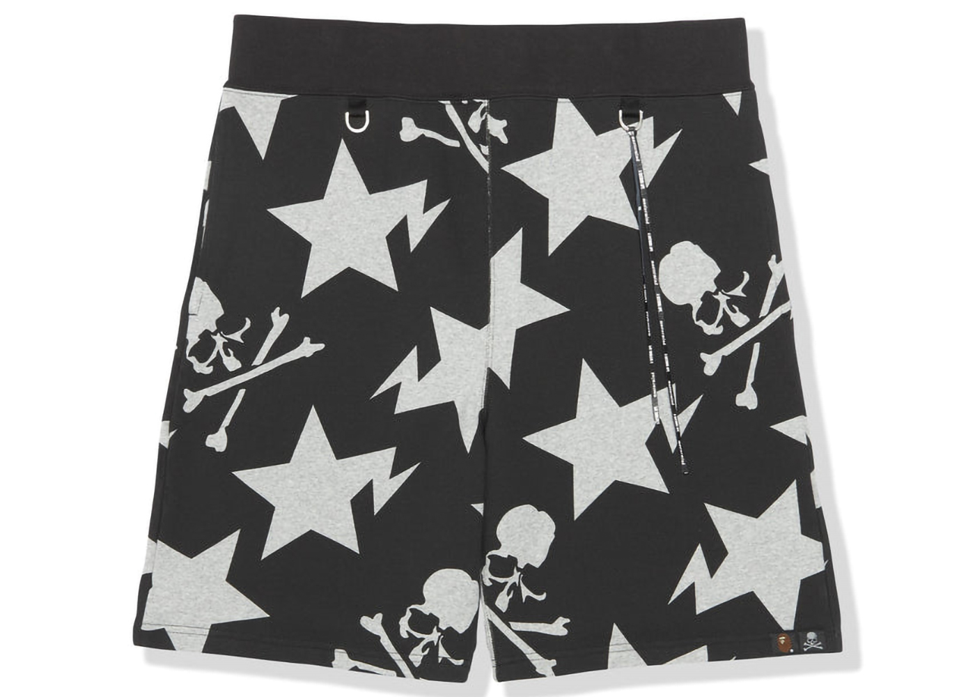 BAPE x Mastermind 11th Anniversary Sta Pattern Sweat Shorts Black ...