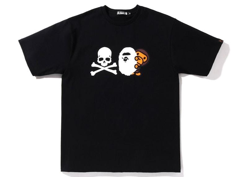 BAPE x Mastermind Ape Head & Milo Tee Black Men's - FW22 - GB