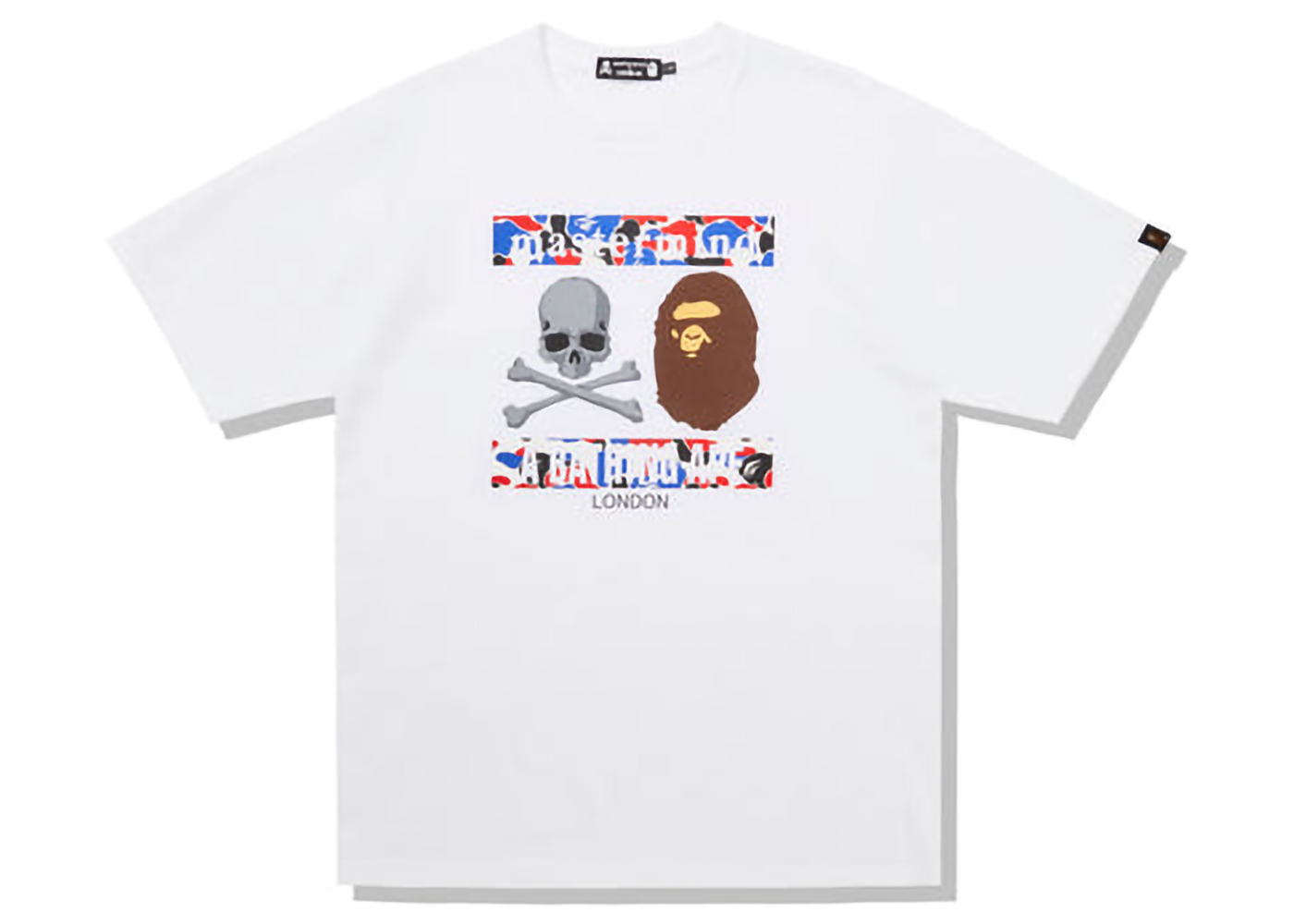 BAPE x Mastermind Bape Store London Tee White - FW22 Men's - US