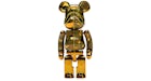 Bearbrick x Medicom Superalloy Chogokin 200% Bearbrick Gold