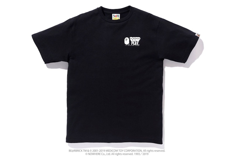 BAPE x Medicom Toy Camo Logo Tee Black 
