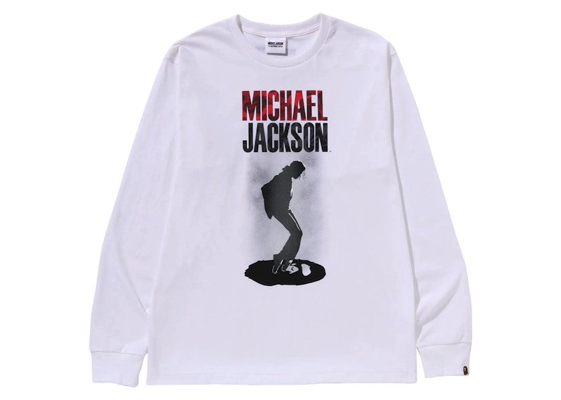 BAPE x Michael Jackson L/S Tee White