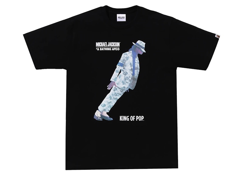 M サイズ BAPE ｘ MICHAEL JACKSON TEE 黒国内BAPESTO