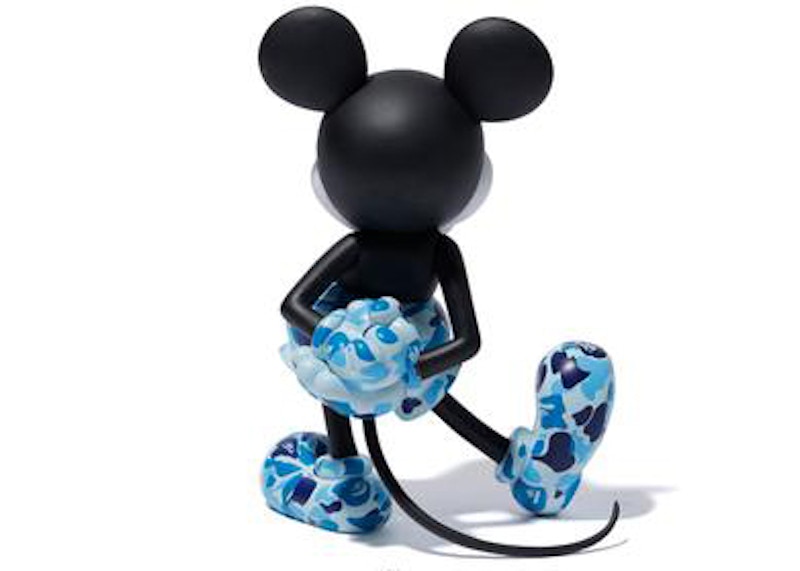 BAPE x Mickey Mouse 90th Anniversary Figure Blue Camo - US