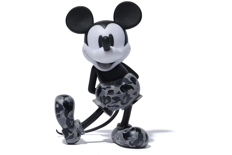 BAPE x Mickey Mouse Figure Monotone Camo Version