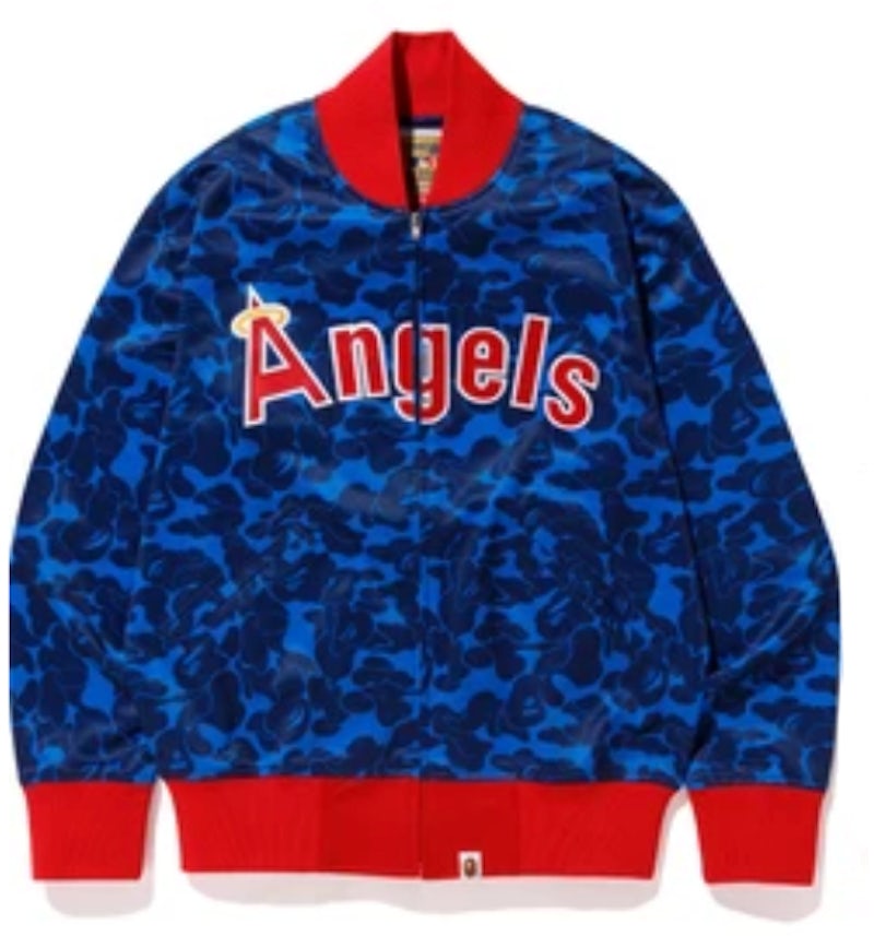 BAPE x Mitchell & Ness Angels Jacket Blue Men's - FW19 - US BAPE x Mitchell & Ness Angels Jacket Blue Men's - FW19 - US