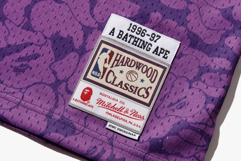 bape lakers jersey purple