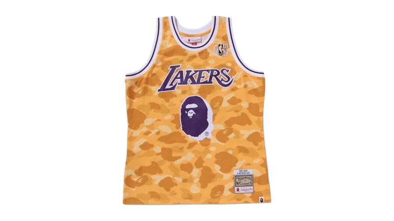 BAPE x Mitchell & Ness NBA Los Angeles Lakers Swingman Jersey