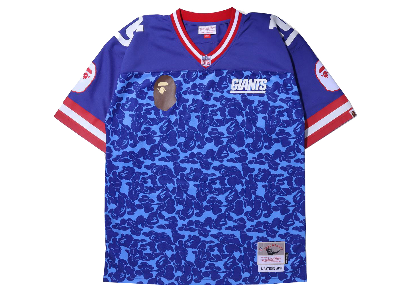 BAPE x Mitchell & Ness NFL New York Giants Legacy Jersey Navy