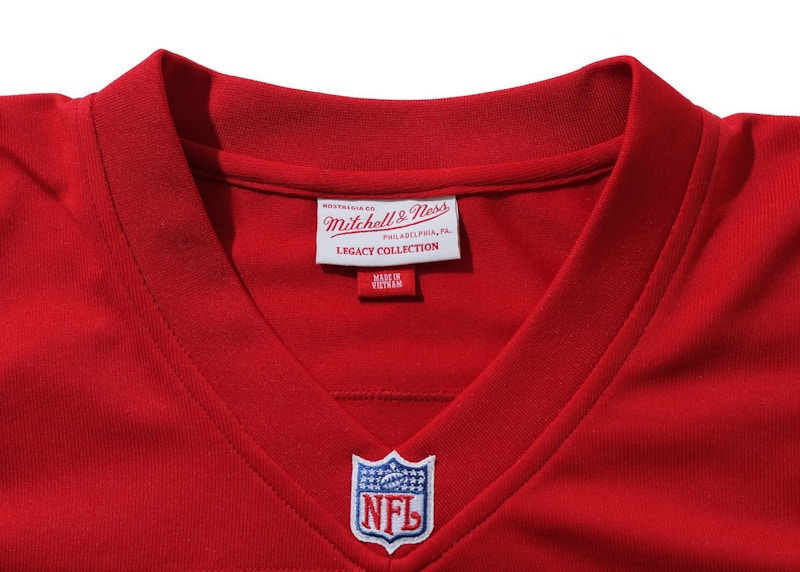 BAPE x Mitchell & Ness NFL San Francisco 49ers Legacy Jersey Red Men's ...
