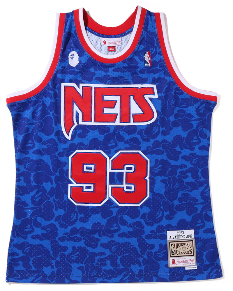 Bape x Mitchell & Ness New York Knicks Ewing Jersey White