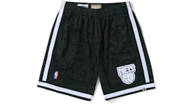 BAPE x Mitchell & Ness New Jersey Nets Shorts Black
