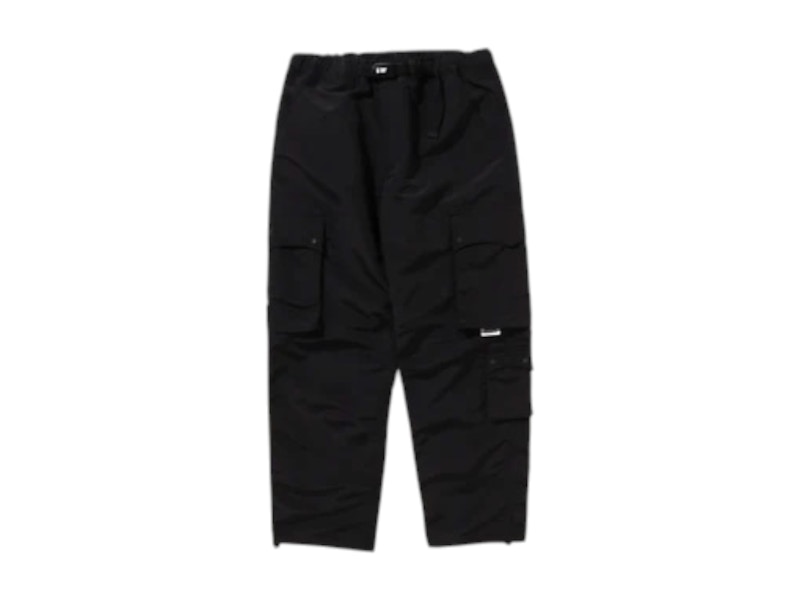Pre-owned Bape Men's X Neighborhood Pocket Track Pants (ss25) In Black