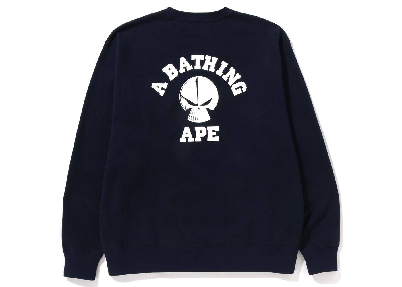 BAPE x Neighborhood Relaxed Fit Crewneck Sweatshirt Navy Men's